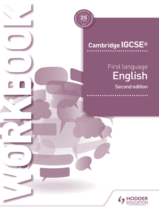 Cover image for Cambridge IGCSE First Language English Workbook